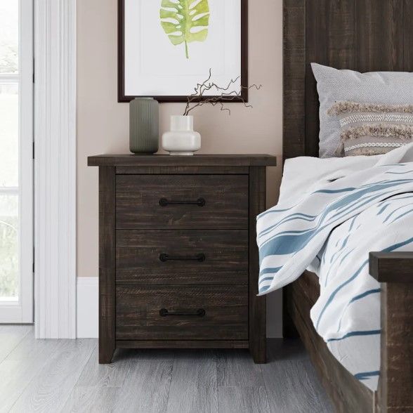 Jofran Inc. Madison County Barnwood Power Nightstand-1