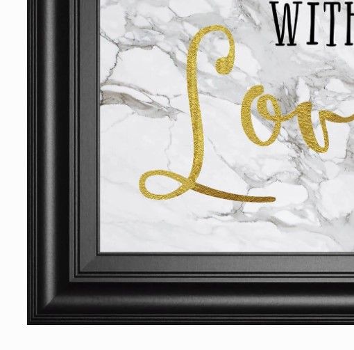 Classy Art Marble Love by Amanda Murray Framed Wall Art-1