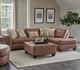 Albany Industries 2-Piece Crow Camel Right-Arm Facing Chaise Sectional-0