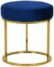 VIG Furniture Modrest Elmont Blue Velvet Stool Ottoman-1