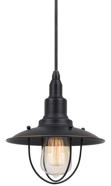 Cal® Lighting & Accessories Allentown Dark Bronze Pendant-0
