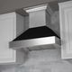 ZLINE 36" Matte Black Outdoor Wall Mounted Range Hood -4