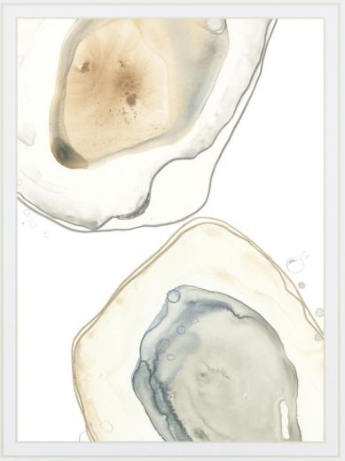 Classy Living June Erica Vess Ocean Oysters III Mirror Framed Wall Art-1