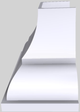 Vent-A-Hood® Designer Series 42" White Wall Mounted Range Hood-1