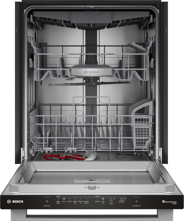 Bosch® 500 Series 24" Anti-Fingerprint Stainless Steel Top Control Built-In Dishwasher-1
