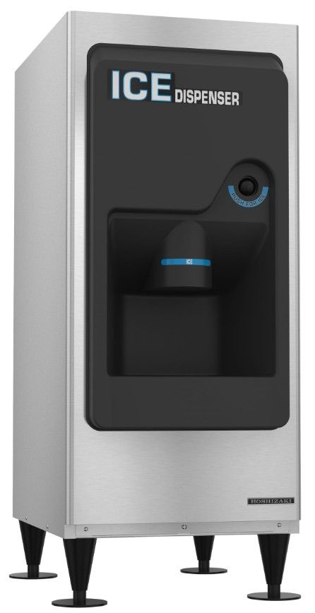Hoshizaki 22" 130 lb. Stainless Steel Hotel/Motel Ice Dispenser-2