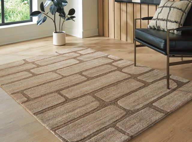 Signature Design by Ashley® Orest 9'x12' Brown Extra Large Area Rug-1