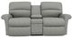 La-Z-Boy® Robin Charcoal Power Reclining Loveseat with Console, Headrest, and Lumbar-1