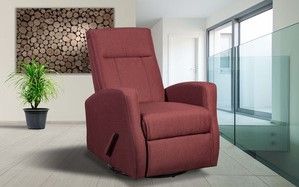 Mazin Furniture Gage Red Swivel Glider Recliner-3