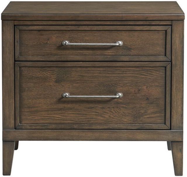 Intercon Preston Weathered Vintage Oak 30" Bunching File Cabinet-1
