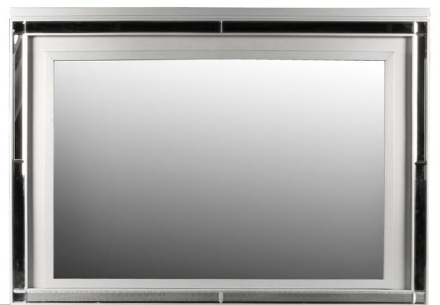 New Classic® Home Furnishings Valentino Silver Dresser and Mirror-2