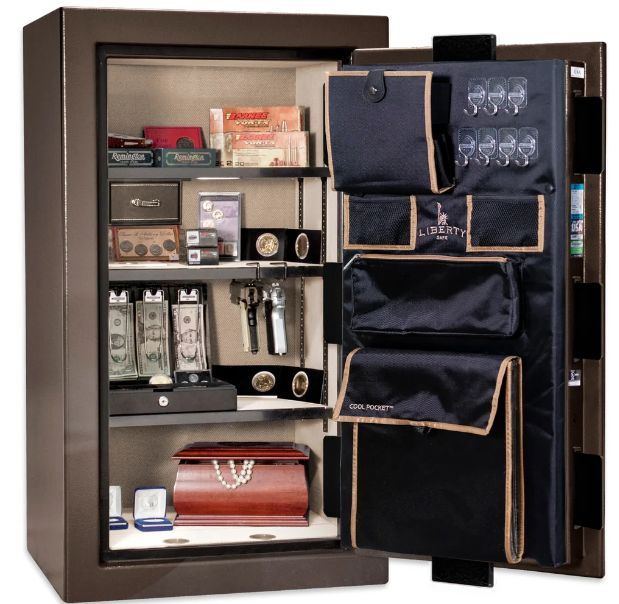 Liberty Safe Premium Home Bronze Gloss 12 Gun Safe-1