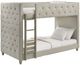 Intercon Addyson Fog Twin/Twin Upholstered Bunk Bed-0