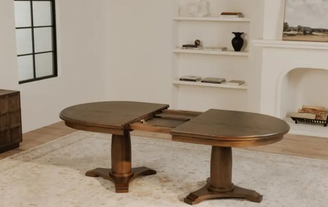 Moe's Home Collection Jamie Vintage Brown Dining Table-2