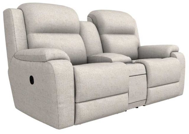 La-Z-Boy® Dorian Barley Manual Reclining Loveseat with Console-0
