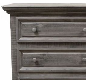 Million Dollar Rustic Charcoal Gray Coliseo Chest-2