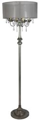 Lamps Per Se Antique Silver Floor Lamp-0