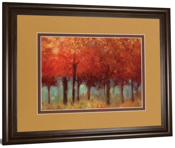 Classy Art Red Forest by Jensen Framed Wall Art-1