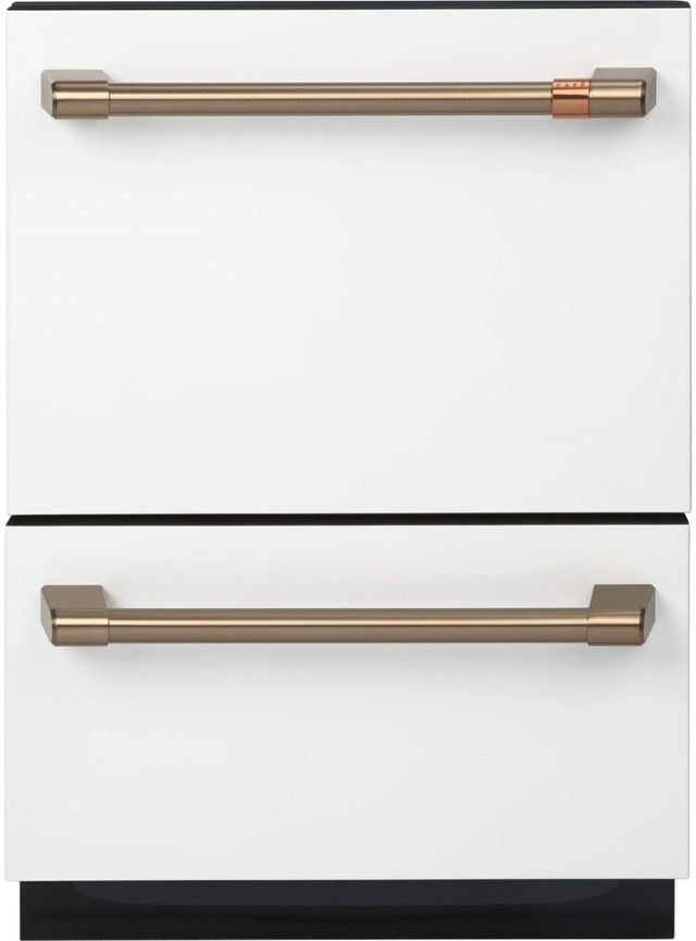Café™ 24" Matte White Built-In Drawer Dishwasher