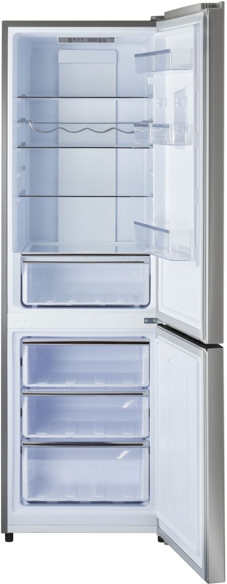 Unique® Appliances Prestige 24" 11.7 Cu. Ft. Stainless Steel Counter Depth Bottom Freezer Refrigerator-1