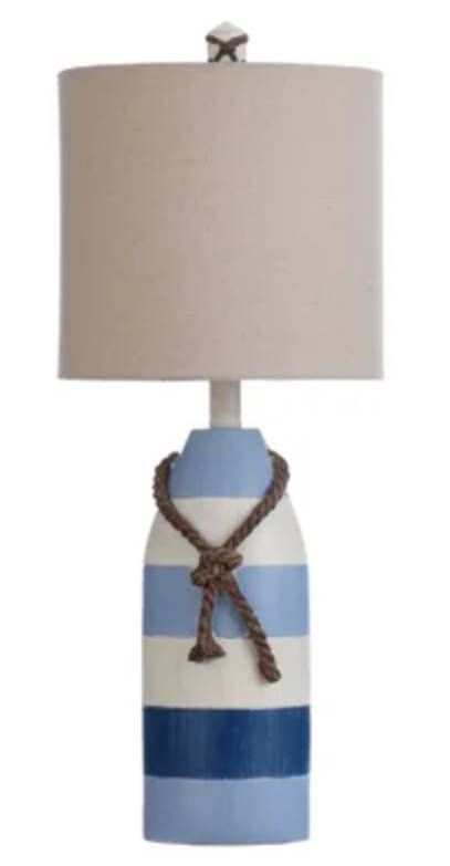 Stylecraft Beige/Blue/Dark Blue/White Table Lamp-0