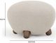 TOV Furniture Pucker Warm Gray Ottoman-2