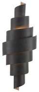 Currey & Company Chiffonade French Black/Painted Gold Wall Sconce-0