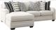 Signature Design by Ashley® Huntsworth 2-Piece Dove Gray Left Arm Facing Sectional and Chaise-0