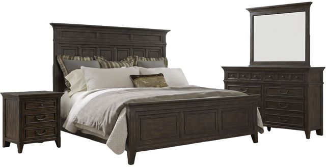 Liberty Furniture Paradise Valley 4-Piece Saddle Brown King Bedroom Set-0