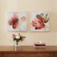 Olliix by Madison Park Lovely Blooms 2 Piece Pink Hand Embellished Canvas Set-3