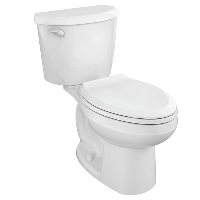 American Standard Colony® White 3 Two-Piece 1.28 gpf/4.8 Lpf Chair-Height Round Front Toilet Less Seat-0