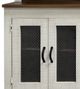 Million Dollar Frosted White Entertatinment Center with Heater-2