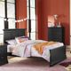 Westwood Design Pine Ridge Black Youth Full Panel Bed-1