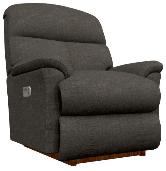 La-Z-Boy® Reed Walnut Power Rocking Recliner with Headrest-0