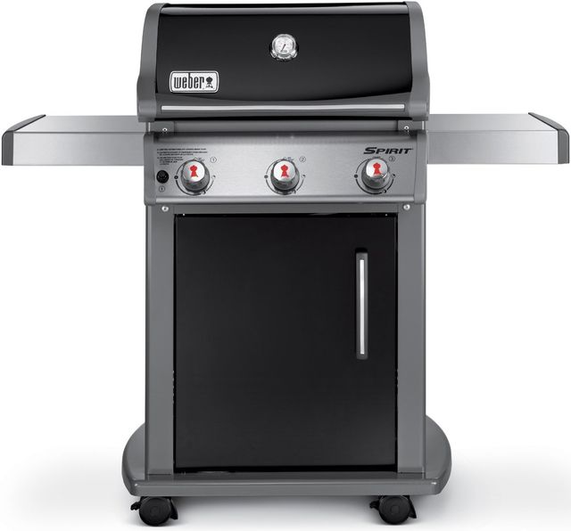 Weber® E-310™ 3-Burner Black Freestanding Liquid Propane Gas Grill-0