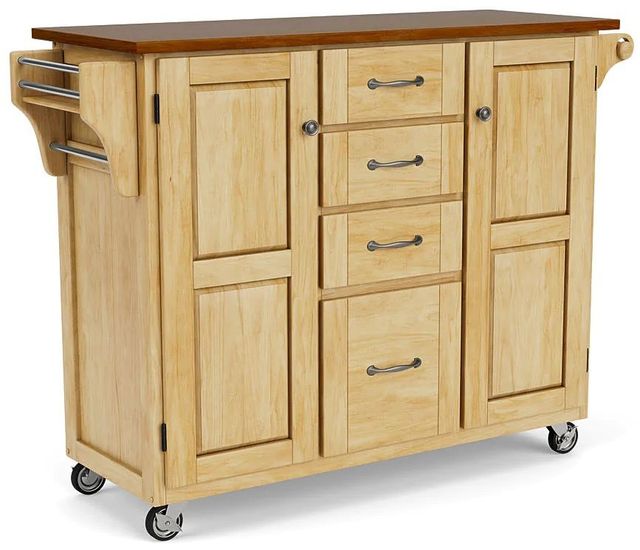 homestyles® Create-a-Cart Brown Kitchen Cart-0