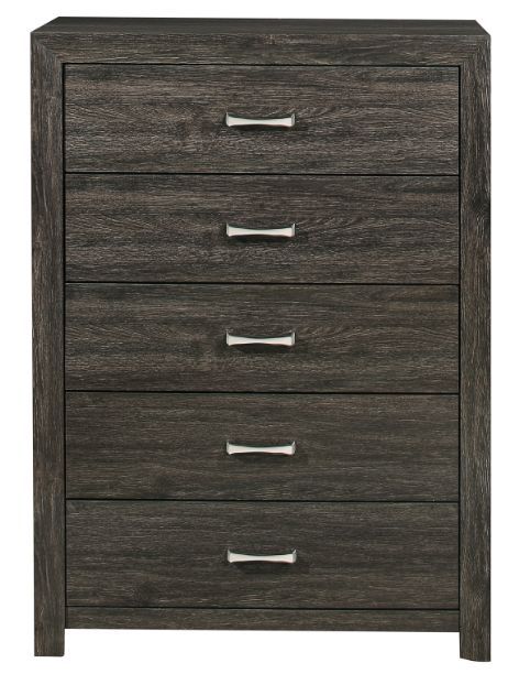 Mazin Furniture Edina Dark Gray Chest-1