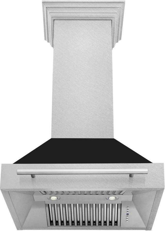 ZLINE 30" Black Matte Wall Mounted Range Hood-2