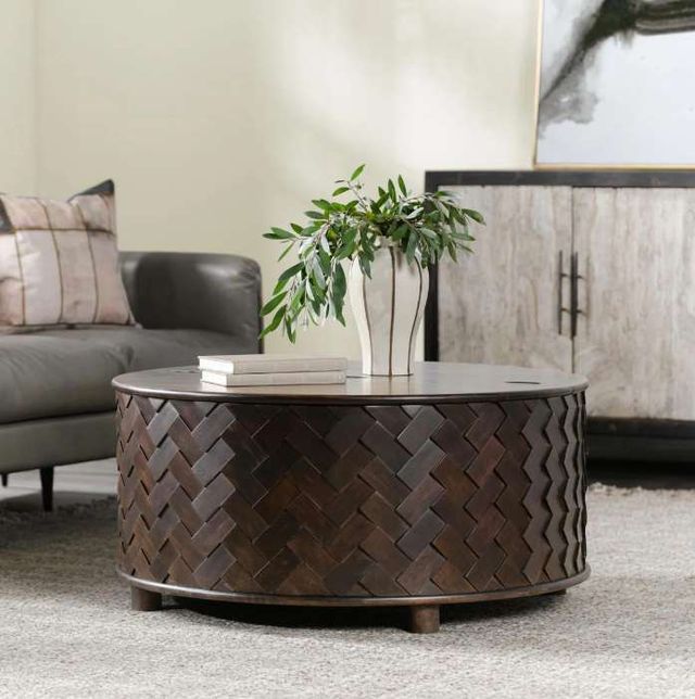 Classic Home Shira Kona Brown Coffee Table-1
