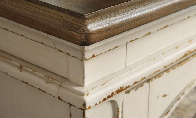 Signature Design by Ashley® Realyn Chipped White TV Stand-4