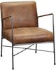 Moe's Home Collection Dagwood Brown Leather Armchair-0