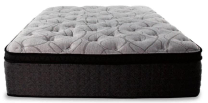 Sierra Sleep By Ashley Hybrid 1600 16 Black Gray Box Pillow Top Queen Mattress Furniture Loft Osage City Kansas