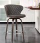 Armen Living Mynette Brown 26" Swivel Bar Stool-3