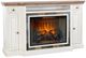 Sunny Designs™ Pasadena Buckskin/Marble White TV Console-4
