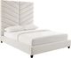TOV Furniture Javan Cream Queen Velvet Bed-2