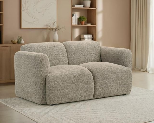 Coaster® Dorset Brown Upholstered Loveseat-1