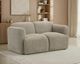 Coaster® Dorset Brown Upholstered Loveseat-1