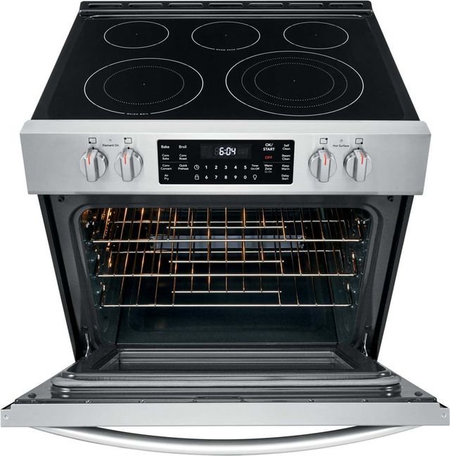 Frigidaire Gallery® 30" Stainless Steel Freestanding Electric Range with Air Fry-4