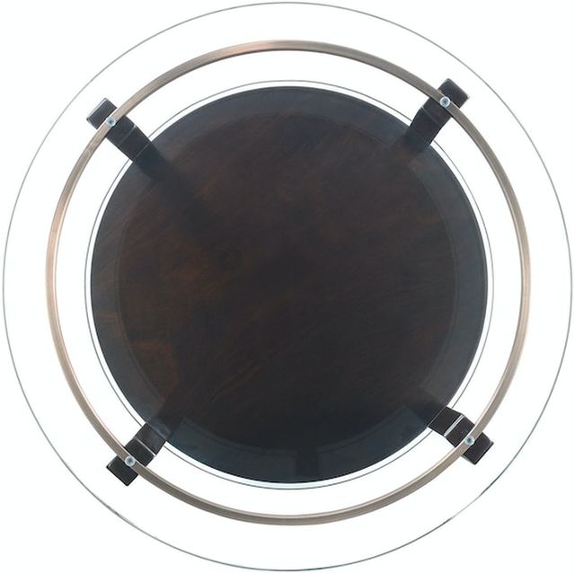 Elements International Elsa 2-Piece Espresso Occasional Table Set-3