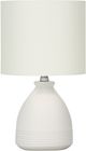 Monarch Specialties Inc. 17"H Cream Ceramic Table Lamp-0